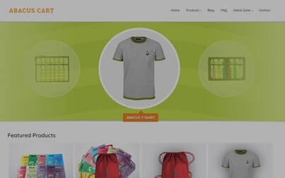 An ecommerse platform made for Abacus manufacturers and buyers.