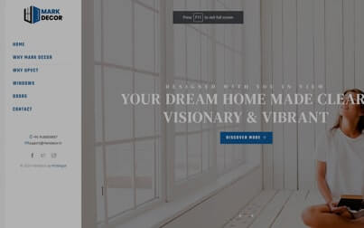 an architectural website with stunning UI is tailer made by winterglot website designing team