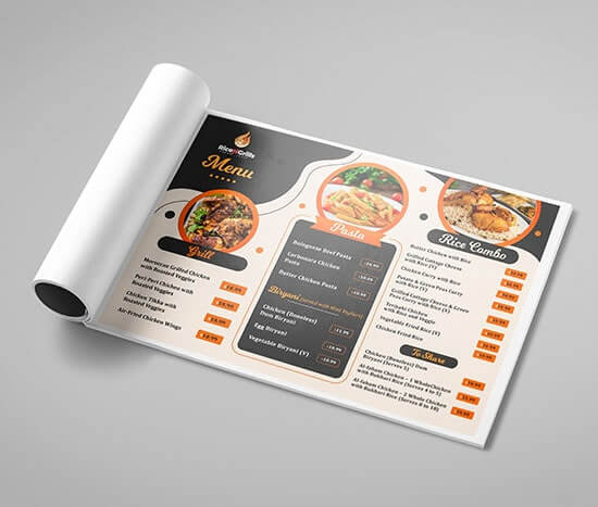 brochures, flyers and other print media and online marketing materials for Australia based food company.